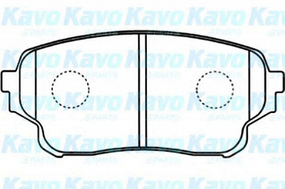 KAVO PARTS bp8527 -  Комплект тормозных колодок, дисковый тормоз